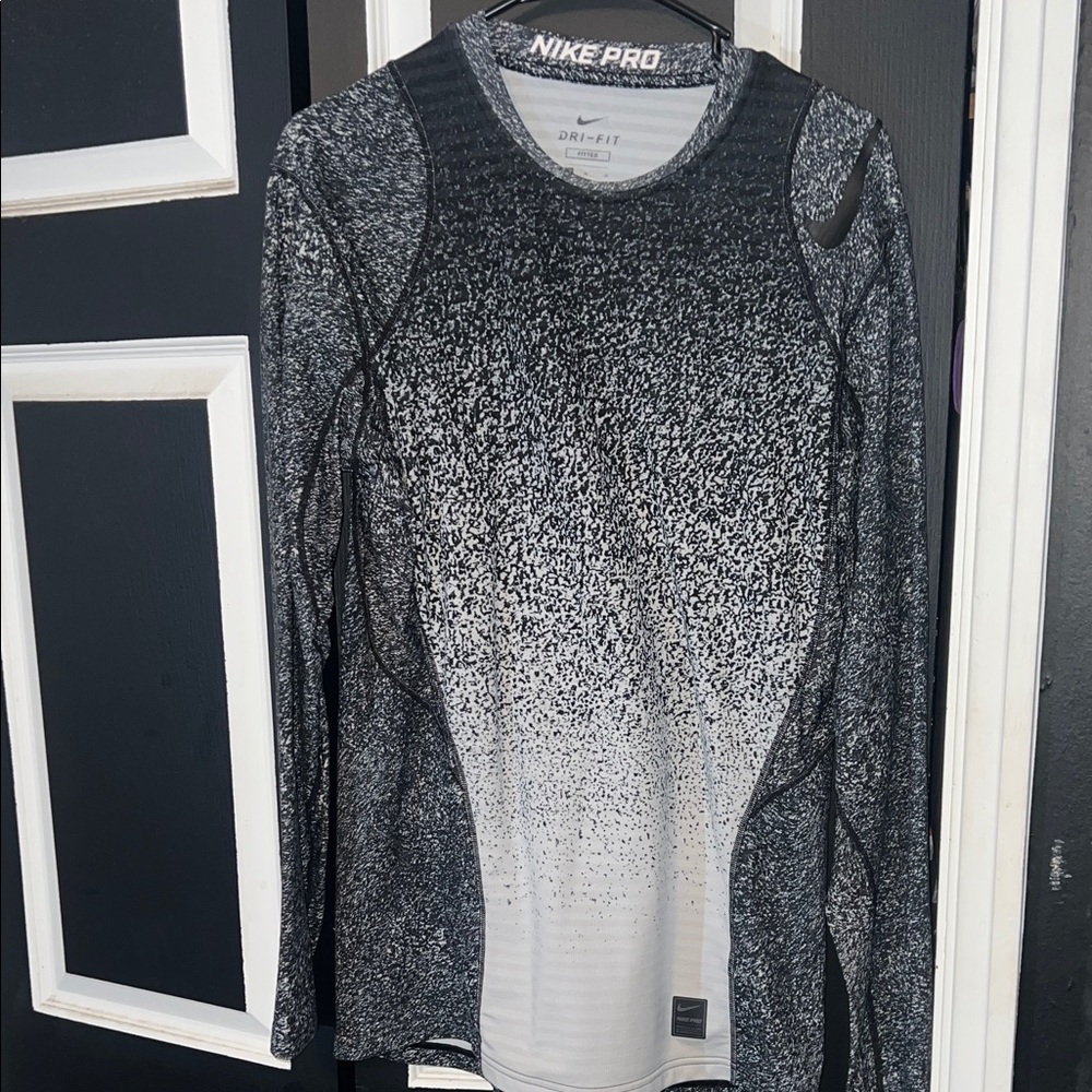 Nike Pro Dri-fit Gradient Long Sleeve Top- medium